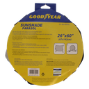 Goodyear Sun Shade, Silver/ Black 
