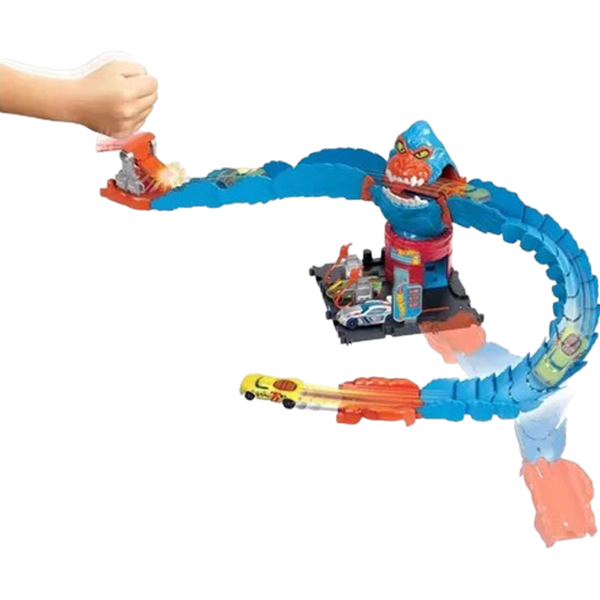 Mattel Hot Wheels City Wreck &amp; Ride Gorilla Attack Playset