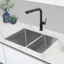 Royal Homes Undermount Double Bowl Kitchen Sink 33 x 19 x 10 In.