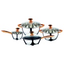 Kaisa Villa 8pc Cookware Set SS