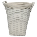 Royal Homes Laundry Basket 15.5 x 17.5 In. Blk/ Coffee/ Beige/ G