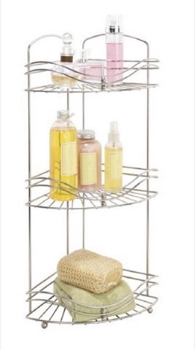 Bath Bliss 3-Tier Corner Bath Shelf Organizer