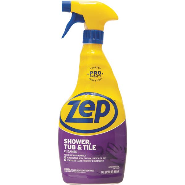 Zep Commercial Shower Tub &amp; Tile Bathroom Cleaner 32 Oz.