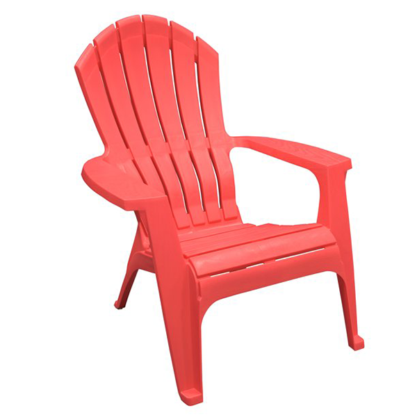Adams RealComfort Resin Adirondack Chair Cherry Red