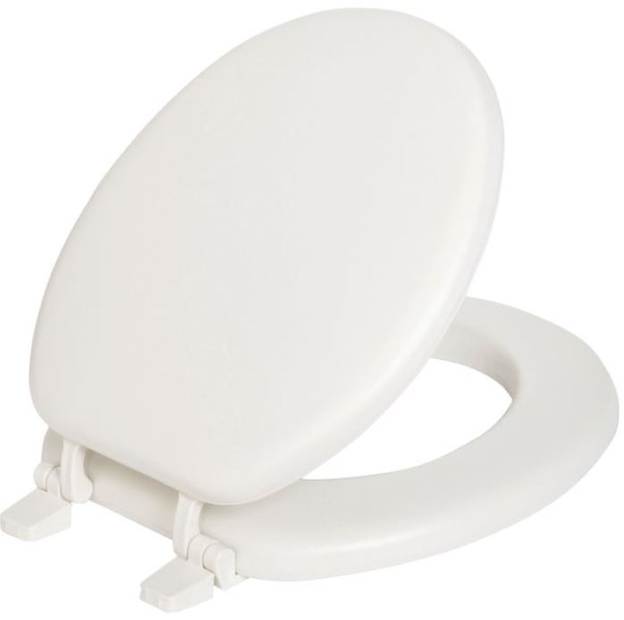 Mayfair Round Toilet Seat Closed Front Soft-Close, White