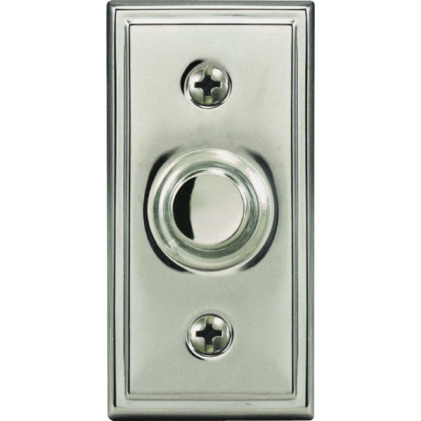 ****Heath Zenith Wired Nickel LED Lighted Doorbell Push-Button