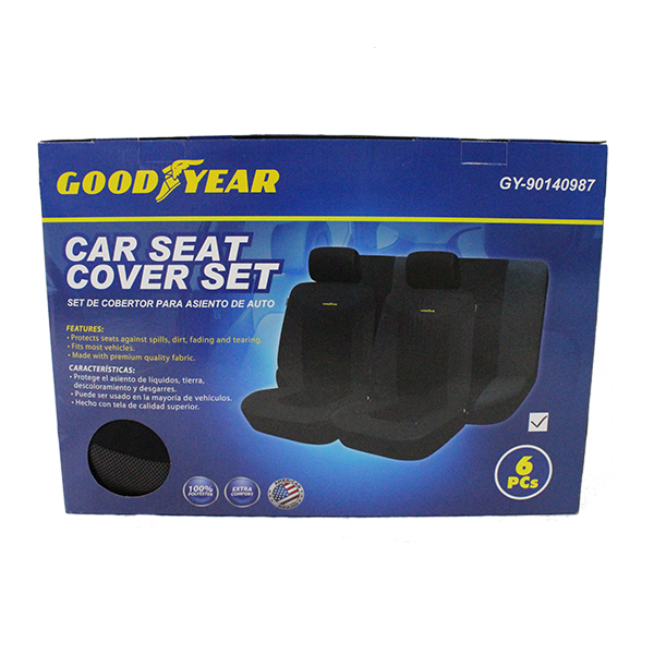 Goodyear Car Seat Covers - Set of 6