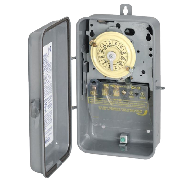 ****Intermatic Mechanical Outdoor Timer 40A 120V 4000W Gray