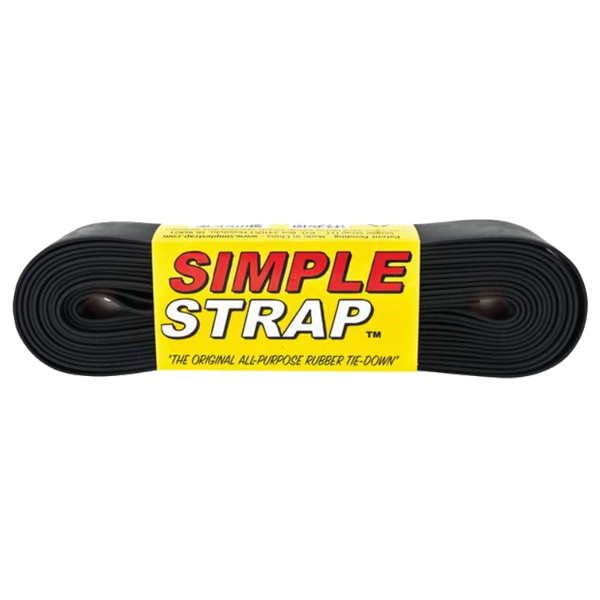 Simple Strap 40 mm x 20 Ft. Black Regular Duty Tie-Down Strap