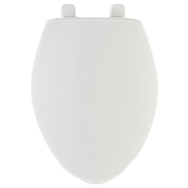 Mayfair Elongated Toilet Seat Closed Front Slow Close White Plastic
