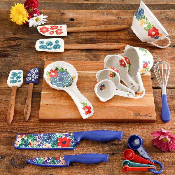 The Pioneer Woman Dazzling Dahlias 20pc Gadget Set