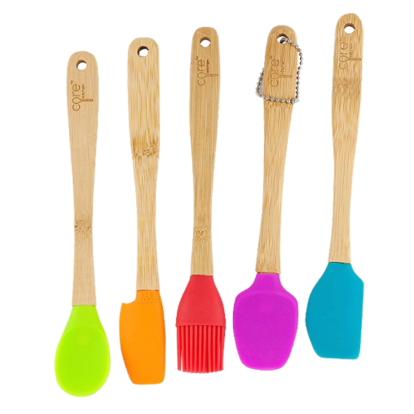 Core Kitchen 5pc Bamboo Utensil Set, Crete