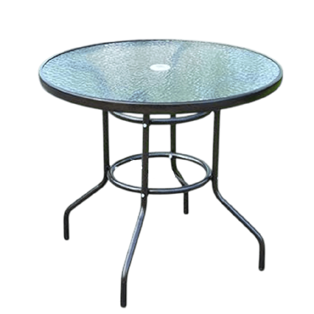 Royal Homes Round Table with Glass Top