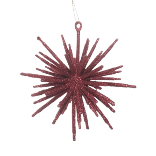 Miro Christmas Ornament 11x11x5cm Red