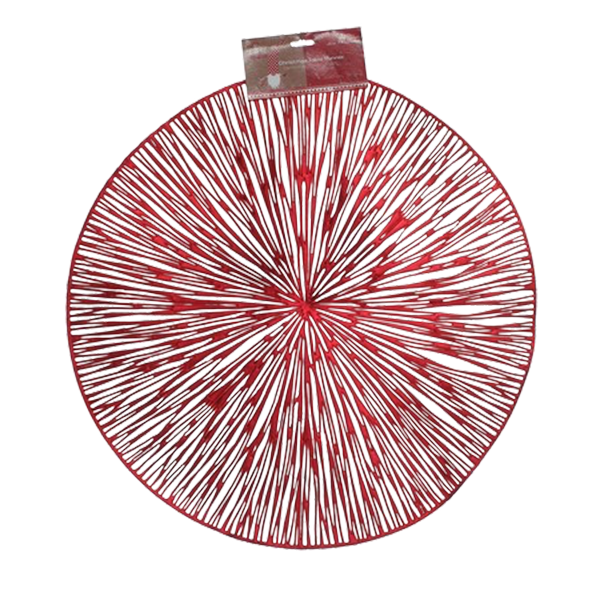 Miro Placemat 37.5cm 14.75 In. Red