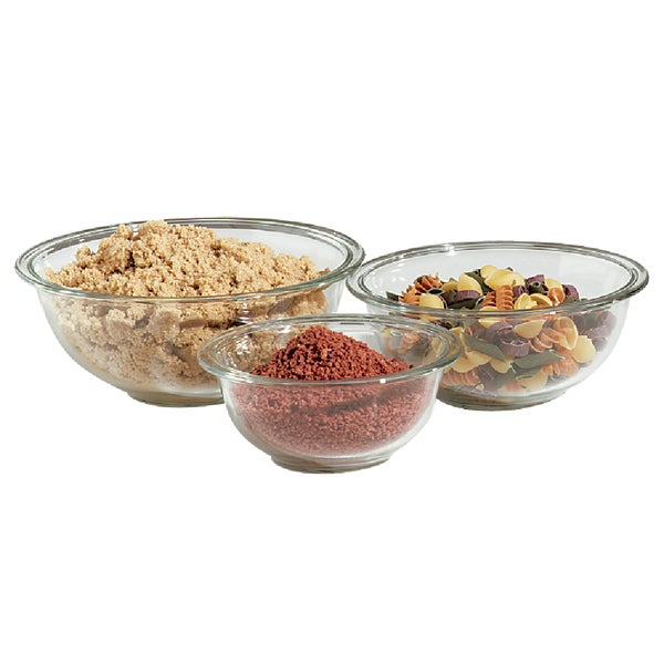 ****Pyrex Prepware Glass Mixing Bowl Set (3-Piece)