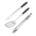Baker's Secret 3pc BBQ Tool Set (Spatula, Fork, Tongs)
