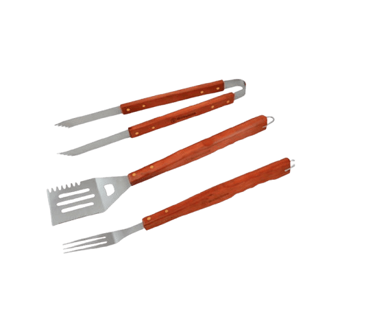 ****Westinghouse 3pc BBQ Tool Set with Wood Handles