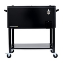 Permasteel Detachable Cooler 80 Qt. Black