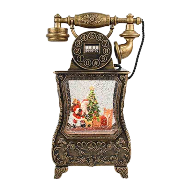 ^Mrs. Claus Christmas Antique Telephone Ornament