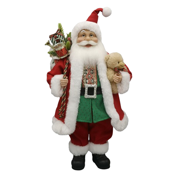 Miro Christmas Santa Figurine 45.72cm, Red