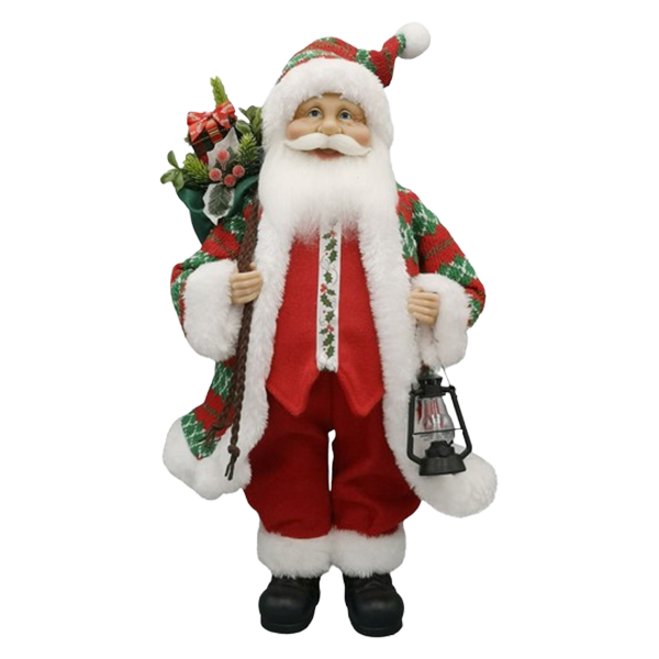 Miro Christmas Santa Figurine 45.72cm, Red