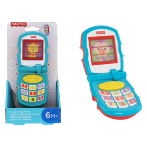 Mattel Fisher-Price Peek-a-Boo Friendly Flip Phone