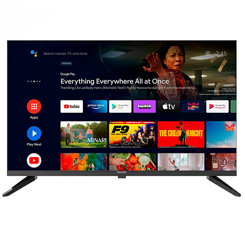 Kenwood 32 Inch Frameless ISDBT HD Android TV 11 with Chromecast built-in, Google Assistant, Bluetooth