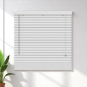 Kenneth Cole Paulownia Wood Venetian Blinds (107x230Cm), White