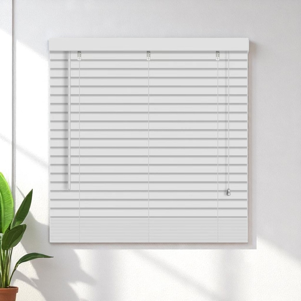 Kenneth Cole Paulownia Wood Venetian Blinds (152x230Cm), White