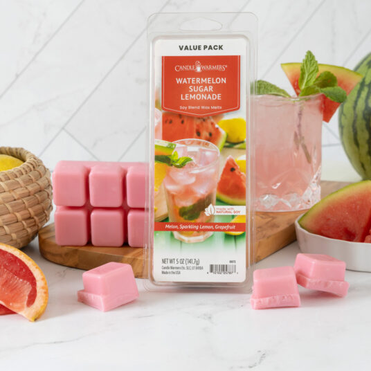 Candle Warmers Value Pack Classic Wax Melt 5oz., Watermelon Sugar Lemonade