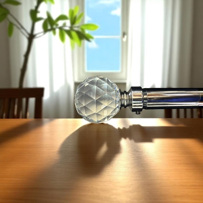 Classy Homes Curtain Rod 66-120 in Single Black Nickel 25/28