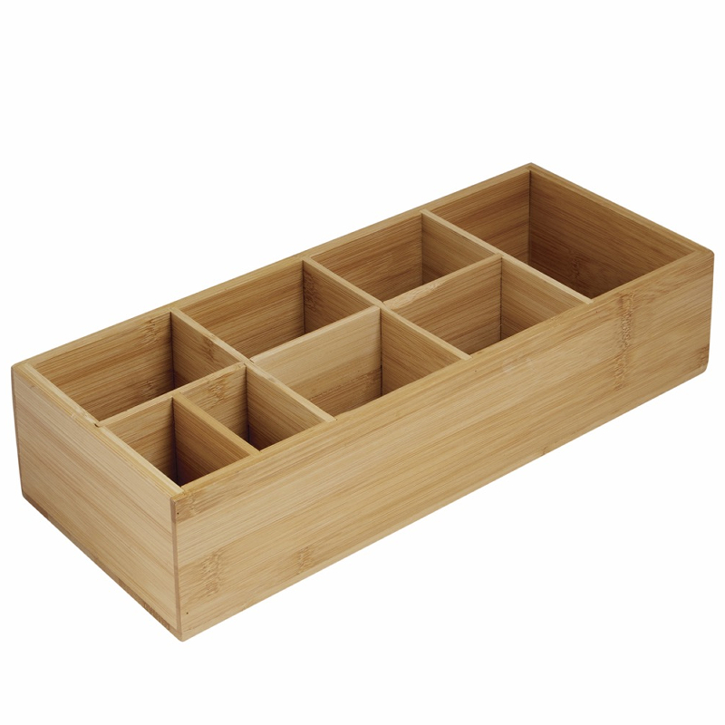 Kitchen Details Bamboo Drawer Organizer 8-Compartment