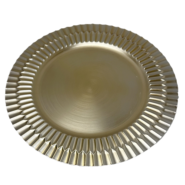 SoHo Charger Plate, Gold