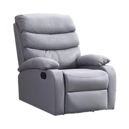 [857-8018G / MRS31361] Mobel Velvet Recliner, Grey