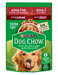 [4102-0220] Purina Dog Chow ADT Beef Pouch 100G