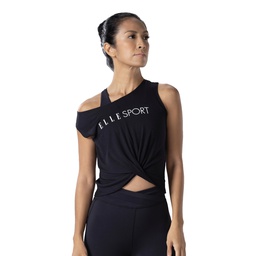 [ESG0194-BK] Elle Sport Ladies Tank Top, Black