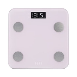 [EL263-GPUR-STK-6] Elle Body Fat Analysis Digital Bathroom Scale, Glitter Purple