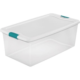 [14998004] Sterilite Latching Storage Tote 106 Qt. White
