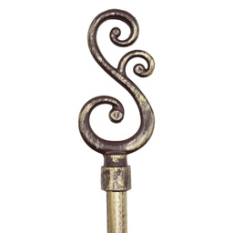 [RH089-2848BG/ZY-132 / 089-2848BG/ZY-132] Royal Homes Curtain Rod 28-48 In. Bronze Gold