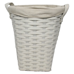 [HHSO-LNBK-01009 / RH65FB3945 / RH65FB3945/ZY-132] Royal Homes Laundry Basket 15.5 x 17.5 In. Blk/ Coffee/ Beige/ G