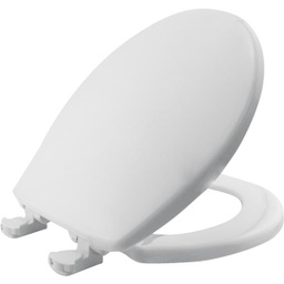 [80SLOW 000 / 80SLOW-000] Mayfair Round Toilet Seat Closed-Front Slow Close Plastic, White