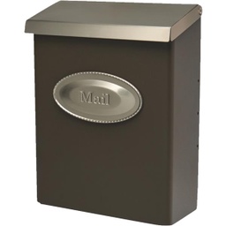 [DVKPBZ0AM  / DVKPBZ00] Gibraltar Designer Vertical Wall Mount Mailbox, Venetian Bronze