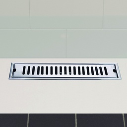 [BA-1027- 50cm RHLSFD15401] Royal Homes Linear Shower Floor Drain 3.9&quot;x 19.6&quot; x 2.5&quot;