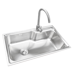 [BA-1214 RHTKS15407] Royal Homes Topmount  Kitchen Sink