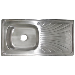 [RHKS-DYSC10050] ****Royal Homes Kitchen Sink - In.39x19.5x6In. - 304 Stainless Steel