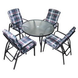 [RHCX-006 / RHCX-006/ZY-132 RHPS17208 / HHHF-ODFN-01001] Royal Homes 5pc Patio Set