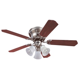 [78615] Westinghouse Contempra Trio Ceiling Fan 42 In. Brushed Nickel/ Rosewood (C.F.M - 4410)