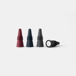 [W6121N] Rabbit Silicone Wine Bottle Stoppers - Set of 4K