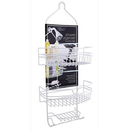[4007-WHT] Bath Bliss Shower Caddy